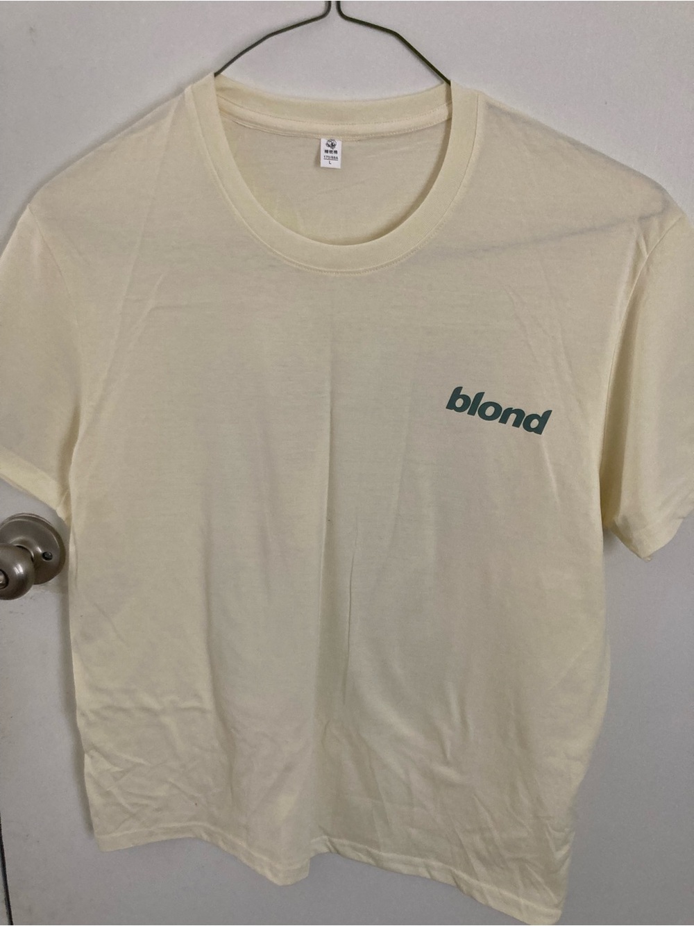 Blond Logo Short Sleeve Tee - Cream